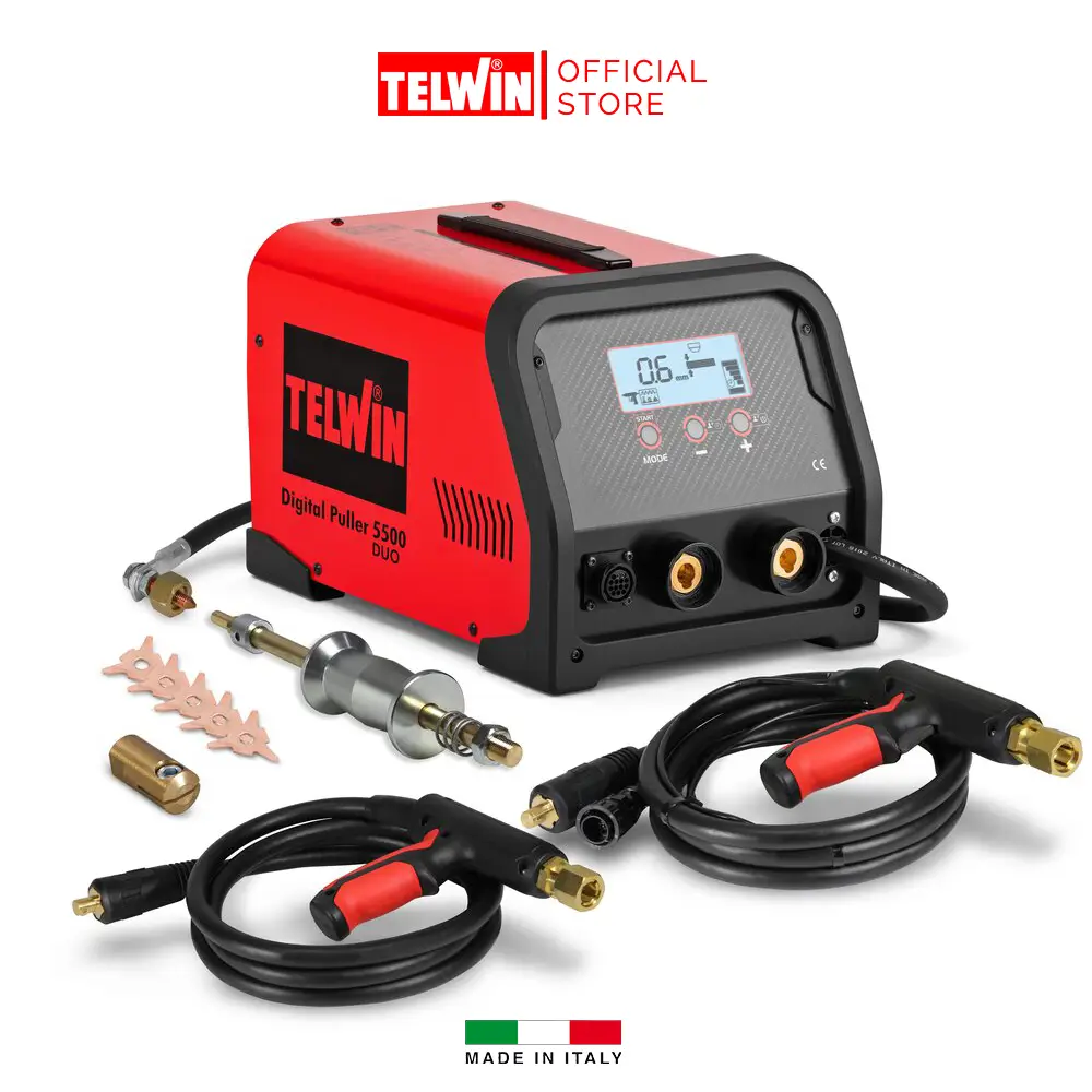 MÁY HÀN RÚT TÔN 2 SÚNG TELWIN DIGITAL PULLER 5500 DUO